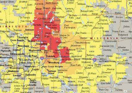 New Market Identification Map of Minneapolis